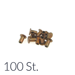 100 x rivets 5x9mm copper for brake pads clutch pads brake pad