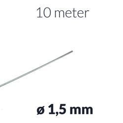 10m x Bowden cable inner cable ø1.5 mm for moped, motorcycle - cable by the meter