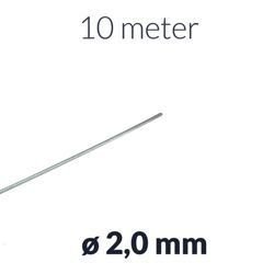 10m x Bowden cable inner cable ø2 mm for moped, motorcycle - cable by the meter