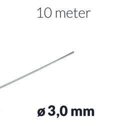 10m x Bowden cable inner cable ø3.0 mm for moped, motorcycle - cable 10 meters