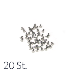 20x rivets 5x9mm for clutch linings made of aluminum | Clutch lining brake lining