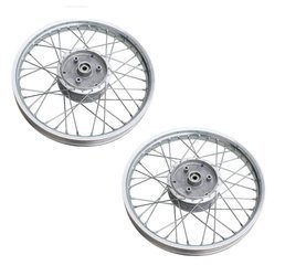 2x spoke wheel 16 inch 1.60 x 16 "for Simson S50 S51 S70 KR51 SR4 - chrome-plated