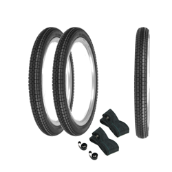 2x tire Vee Rubber 2.25 x 19 + 2x hose + 2x rim tape suitable for Simson SR2