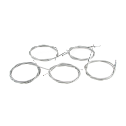 Bowden cable set Bowden cables suitable for IWL Berlin, Wiesel (5 pieces) - gray