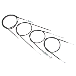 Bowden cable set for NSU ZDB 200 201 (4 pieces)