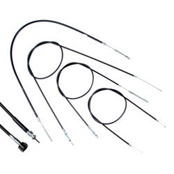 Bowden cable set + speedometer cable for JAWA CZ 125 175 250 350 (5 pieces) - EU Prod.