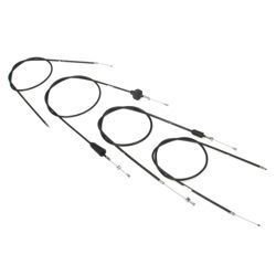 Bowden cable set suitable for MZ TS250 | Bowden cables (flat handlebars) - black