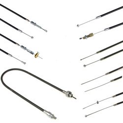 Bowden cable set suitable for NSU OSL 201 with speedometer cable (7 pieces)