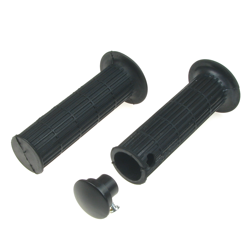 Grip rubbers + end cap for MZ ETZ125 ETZ150 ETZ250 ETZ251 ETZ301, MZ TS ETS