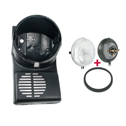 Headlight housing + reflector + lamp ring suitable for Simson SR50 SR80