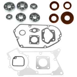 Seal kit + bearings FAG + shaft seals for Simson S51 S53 S70 SR50 KR51 / 2