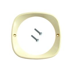Set headlight ring (beige) + 2x screws for Simson KR51, MZ ES, IWL Troll