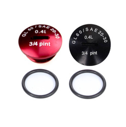 Set of screw plugs ALU with lettering for motor for Simson S51 S70 KR51 / 2