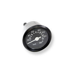 Speedometer ø60 (100 km / h) with indicator control for Simson S50 S51 with black ring