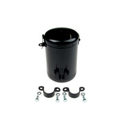 Tool drum with holder shiny black for Sachs 98 Wanderer, DKW RT-3