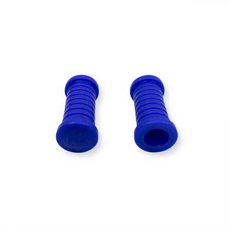 (Pair) Footrest rubber for Simson S50 S51 S53 S70 S80 KR51 SR4 SR50 SR80 - blue