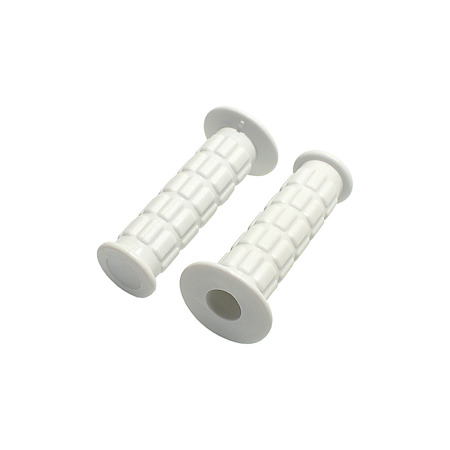 (Pair) Grips Handlebar rubber suitable for Simson S50 S51 S53 S70 S83 SR50 white