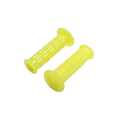 (Pair) Grips Handlebar rubber suitable for Simson S50 S51 S53 S70 SR50 neon yellow