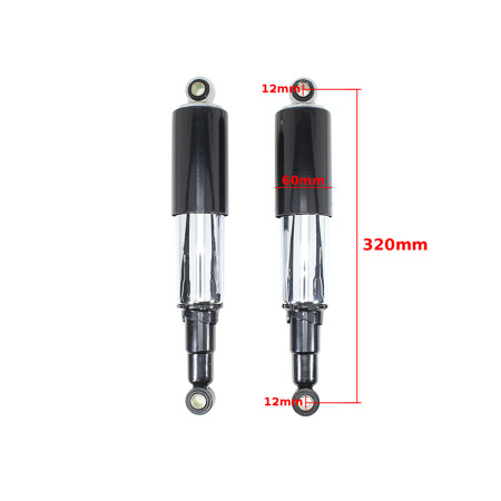 (Pair) Shock absorber struts 320mm adjustable for Jawa 350 638 639 640