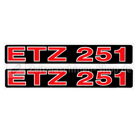2 pcs x stickers for MZ ETZ 251 telescopic fork | 1.Quality UV-resistant new
