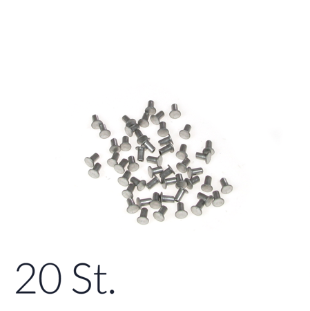 20x rivets 4x13mm for clutch linings made of aluminum clutch lining brake lining