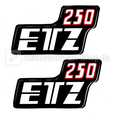 2x sticker MZ ETZ 250 side cover | 1.Quality UV-resistant new