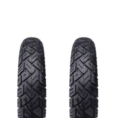 2x tire Awina 3,0x12 47N TL F956 4PR slick profile for Simson SR50 SR80 scooter