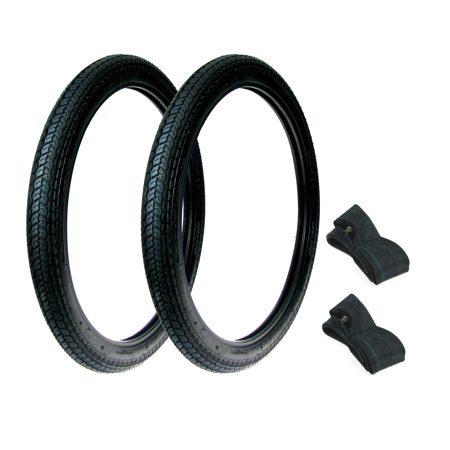 2x tires AWINA 2.25x19 F-853 + 2x tube for Simson Sr2