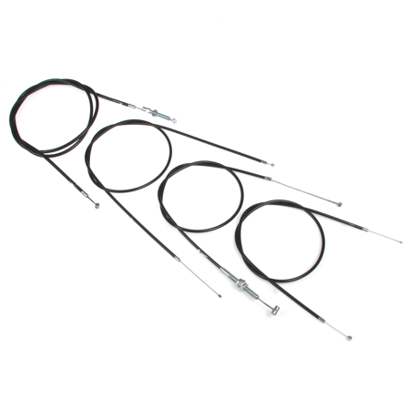 Bowden cable set for NSU ZDB 200 201 (4 pieces)