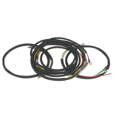 Cable harness for DKW SB 200, SB 350, SB 500 with colored circuit diagram