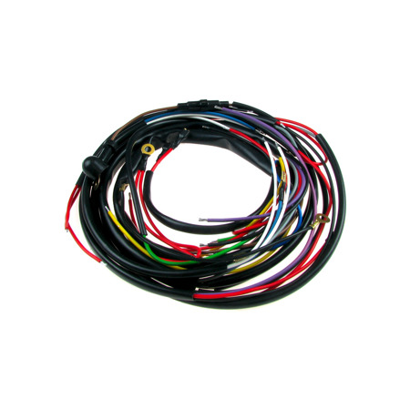 Cable harness for JAWA 250 Type 353 with ammeter in the tank (with colored circuit diagram)