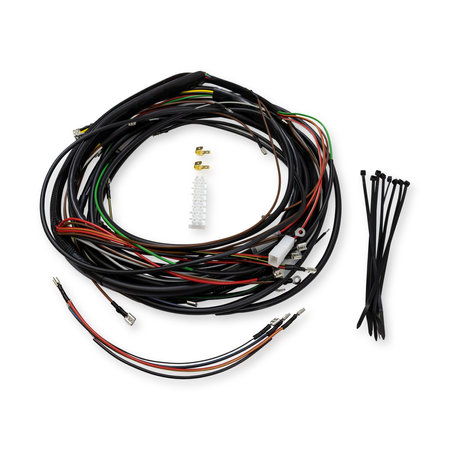 Cable harness for SIMSON AWO 425 tours with brake light + circuit diagram, ready for installation
