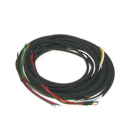 Cable harness for Zündapp DB 204 Norma, DB 203 Comfort (with colored circuit diagram)
