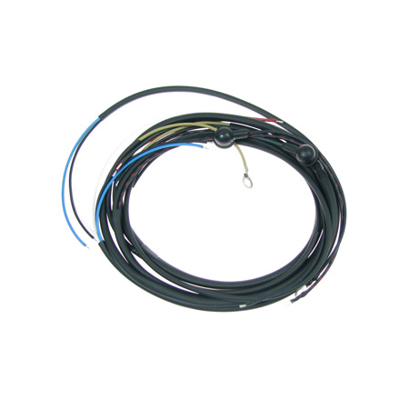 Cable harness with cotton + circuit diagram for NSU 250 OSL WH