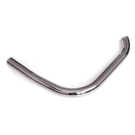 Elbow exhaust fishtail and cigar suitable for EMW R35 - chrome-plated