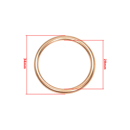 Elbow gasket copper ø28x34 for Simson S50 S51 SR50 KR50 KR51 SR1 SR2 SR4-