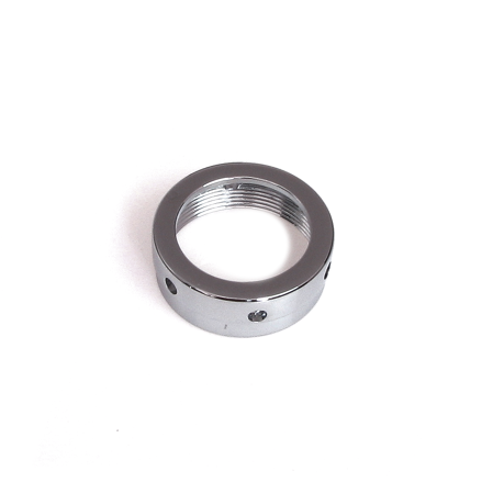 Elbow nut suitable for EMW R35 fishtail, cigar - chrome-plated