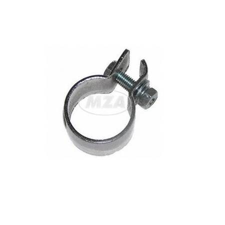 Exhaust clamp rear, narrow suitable for Simson KR51 SR4- SR50 SR80 chrome-plated