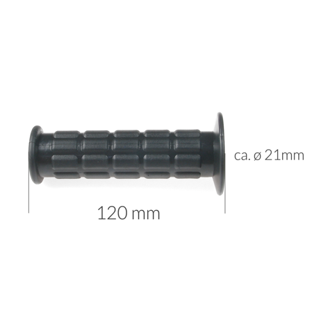 Grip rubber fixed grip left suitable for Simson S50 S51 S53 S61 S70 S83 SR50 SR80