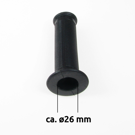 Grip rubber right with hole with collar for Simson SR4-2 SR4-3 SR4-4 KR51 AWO, MZ TS