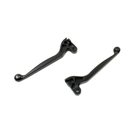 Handbrake lever + clutch lever (aluminum) for Simson S50 S51 S70 SR50 -black