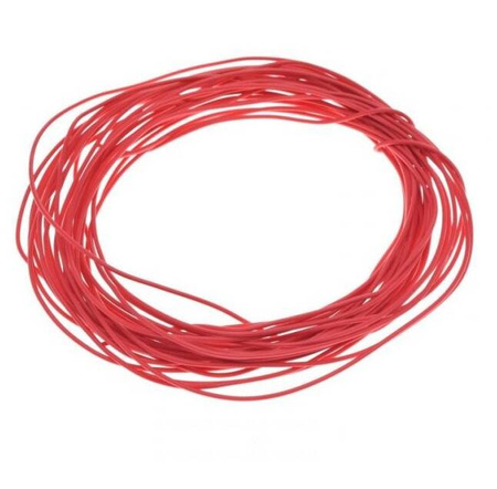 Ignition cable ø6.5mm red PVC 1.25mm² for Simson S50 S51 KR51, MZ, Hercules - 1 meter