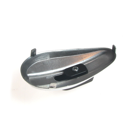 Ignition lock cover (polished aluminum) for EMW R35