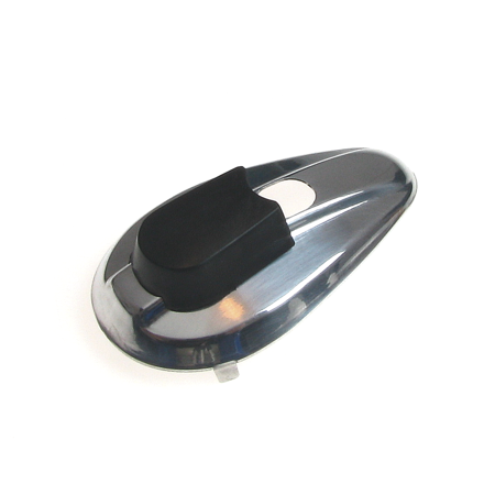 Ignition lock cover (polished aluminum) for IFA MZ BK350