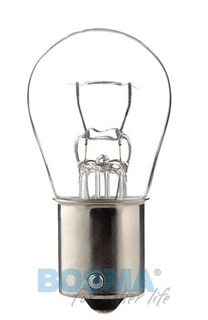 Incandescent light bulb 12V P21W BA15s E-mark (E)