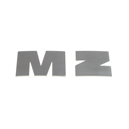 Letter M + Z tank for MZ ETZ125 ETZ150 ETZ250 ETZ251 (alumatt, corrugated) new