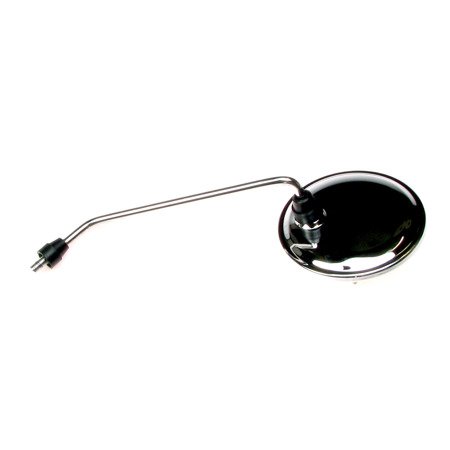 Mirror ø118 rear-view mirror M8 (right) for moped moped Simson - chrome