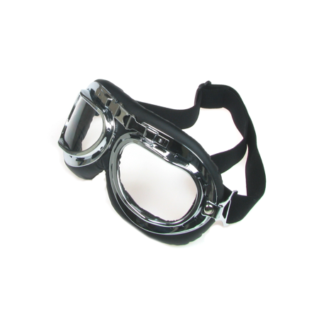 Motorcycle goggles 104 clear glass aviator goggles for e.g. MZ ES TS BK RT ETZ Simson NSU