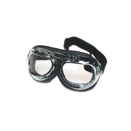 Motorcycle goggles 104 clear glass aviator goggles for e.g. MZ ES TS BK RT ETZ Simson NSU