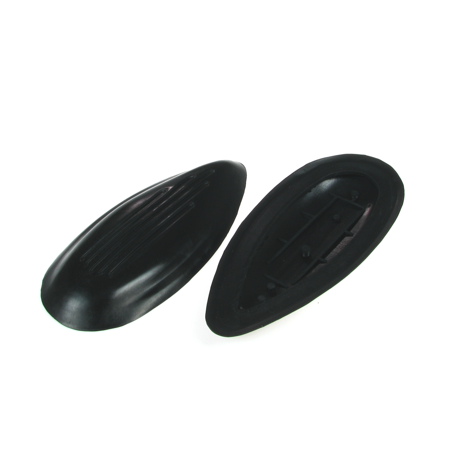 Pair of knee pads for MZ RT125 / 1/2/3, IFA MZ BK350, ES175 ES250 ES300 - black